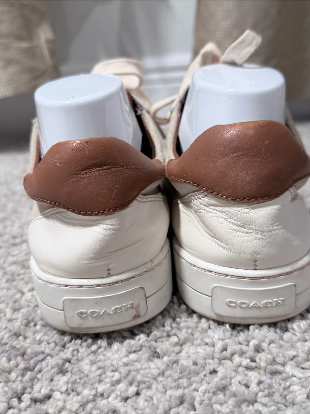 Coach Paddy Chalk Multi Suede Leather Sneakers Women’s 9.5